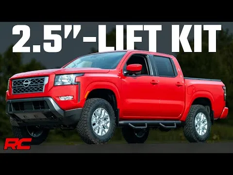 2.5 Inch Leveling Kit | Red Spacers | Nissan Frontier /Xterra | 2005-2022