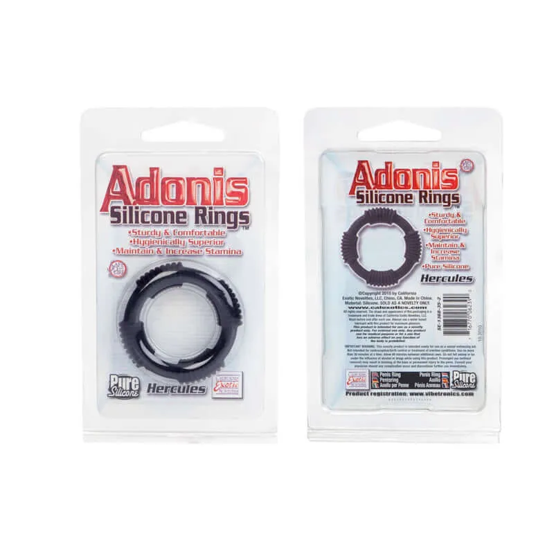 Adonis Silicone Ring Hercules Black