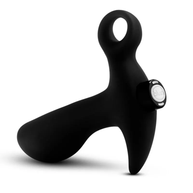 Anal Adventures - Platinum - Silicone Vibrating  Prostate Massager 01 - Black