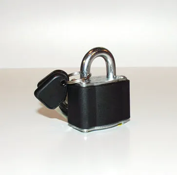 Black padlock