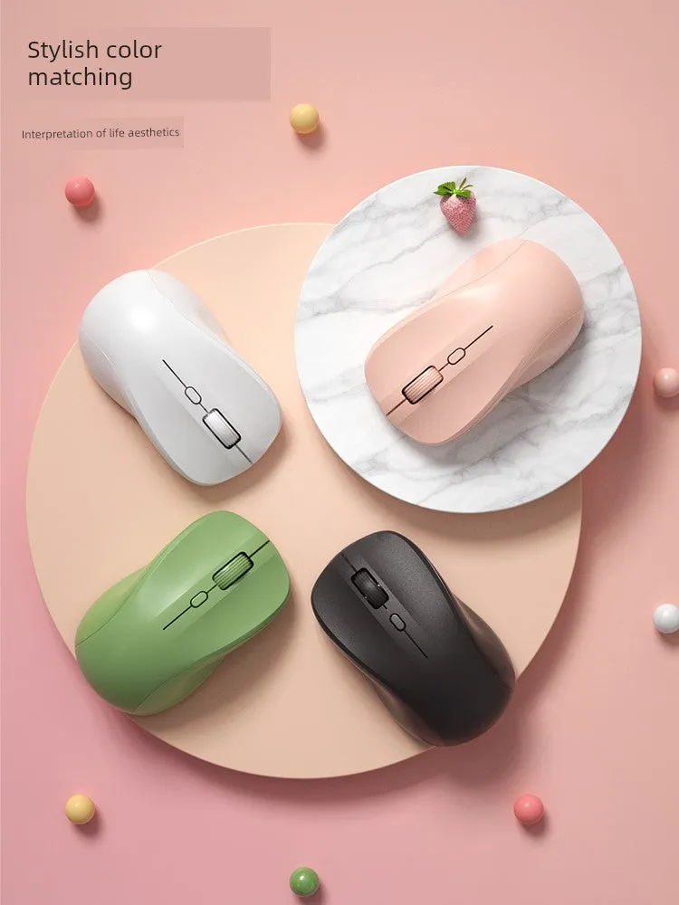 Bluetooth Girl Cute USB Battery Wireless Mouse