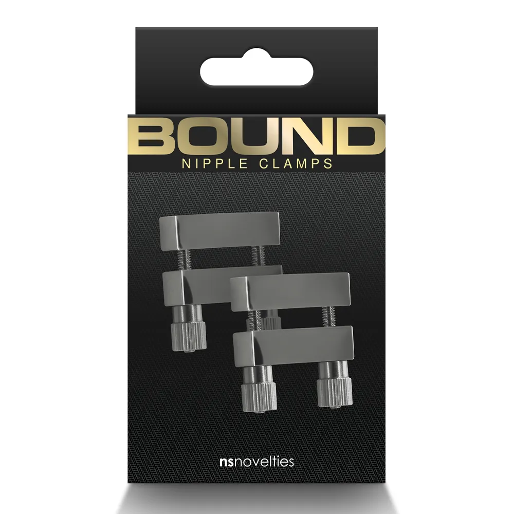 Bound Weighted Metal Vice Bar Nipple Clamps