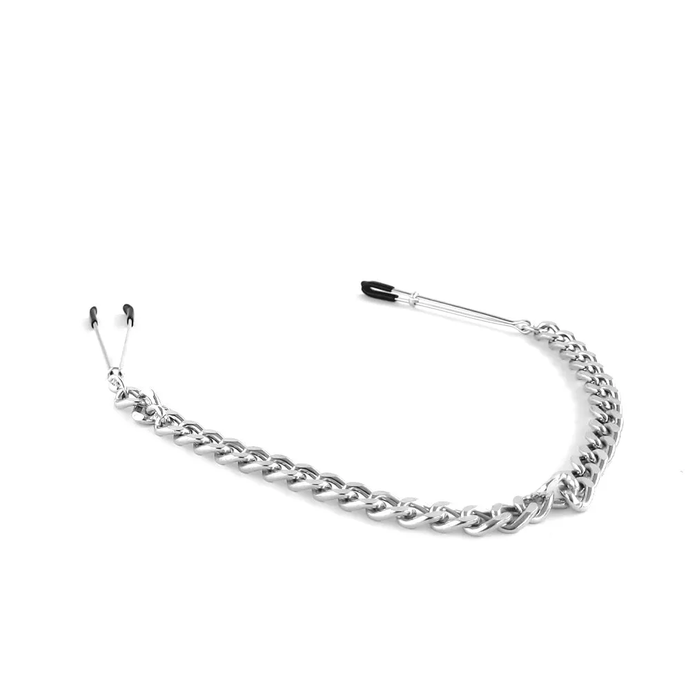 Brutus Tweezer Nipple Clamps - Silver