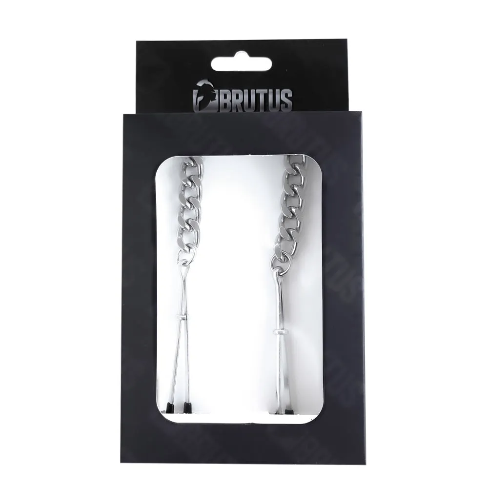 Brutus Tweezer Nipple Clamps - Silver