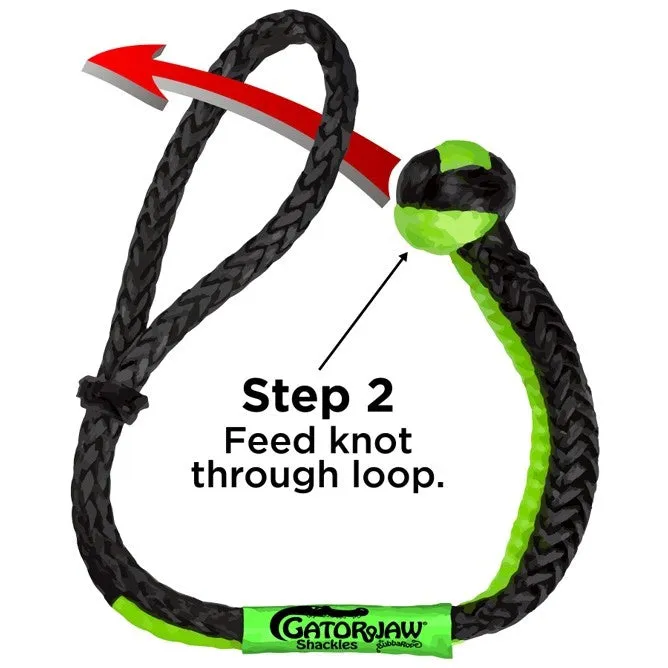 Bubba Rope - 3/8" NexGen PRO Gator-Jaw Synthetic Shackle