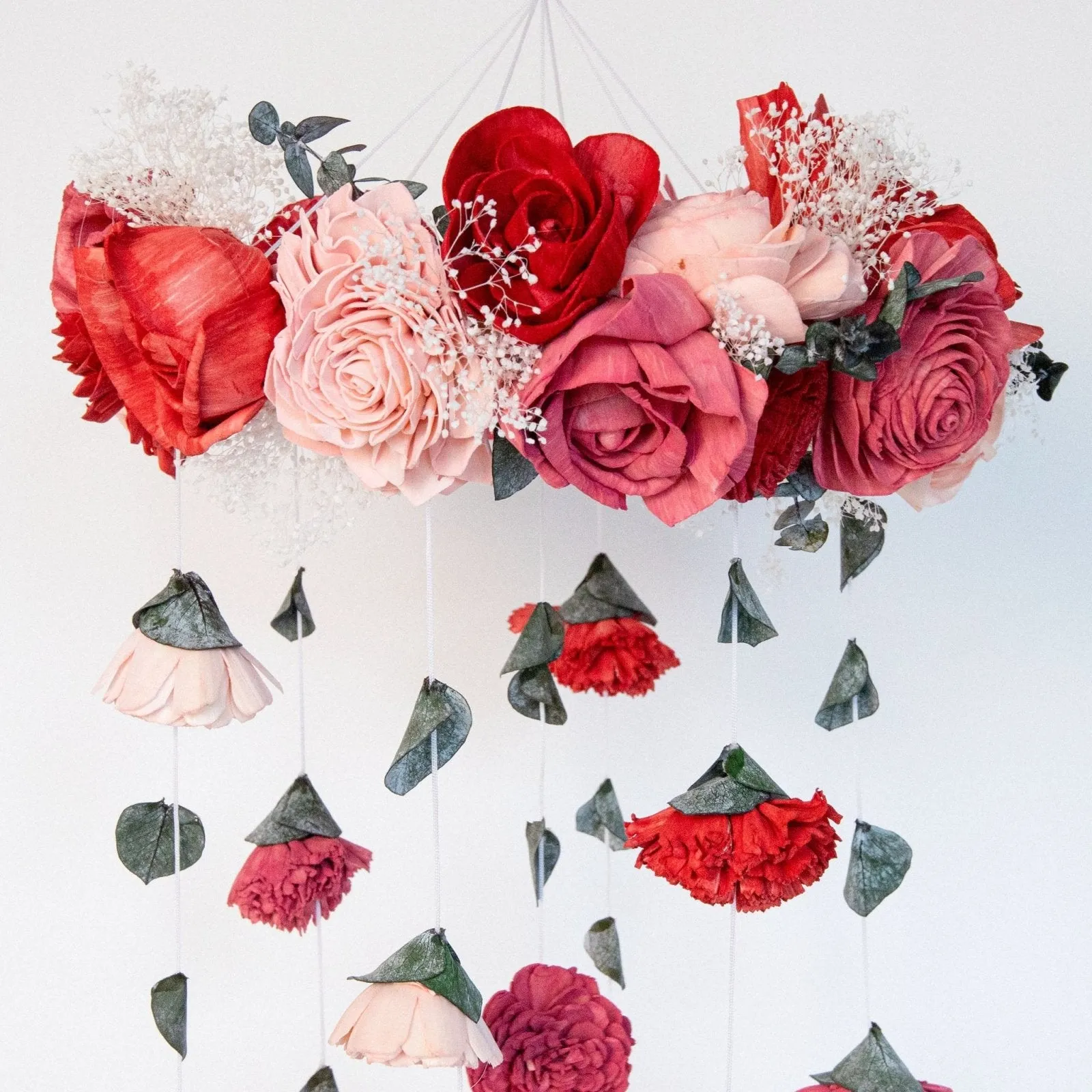 DIY Baby Flower Mobile