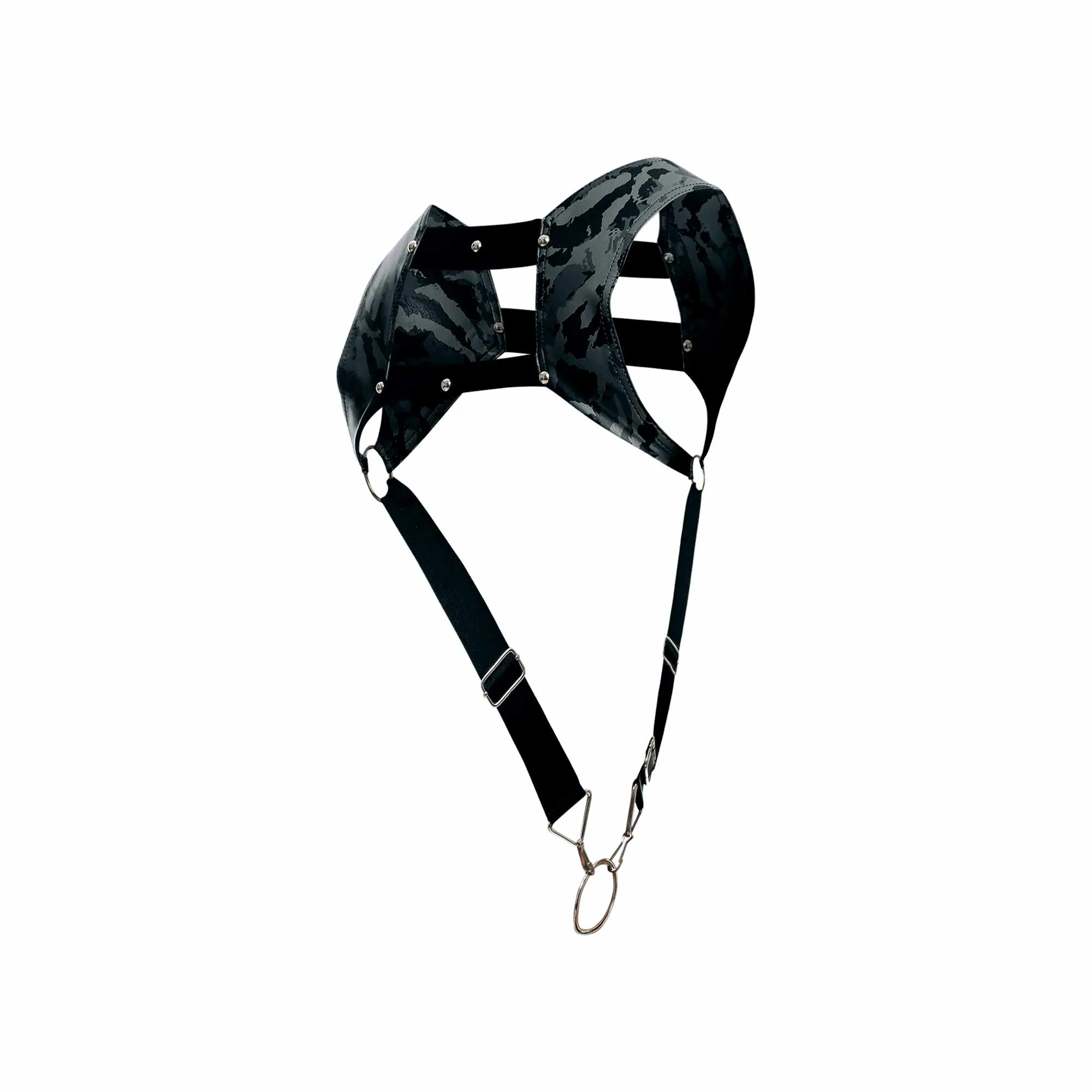 Dngeon Croptop Cockring Harness