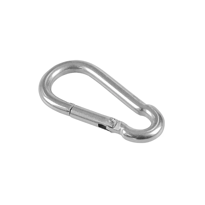 Fastenings - Snap Hook 6 x 60mm SS - 8 Pack