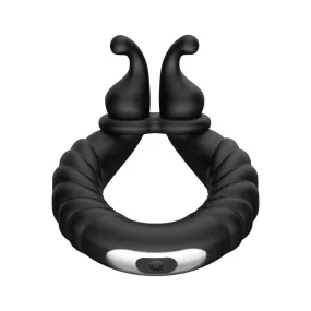 FORTO F-24 Textured Vibrating C-Ring 40 mm - Black