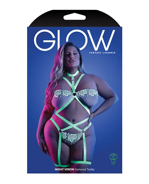 Glow Night Vision Glow In The Dark Gartered Teddy