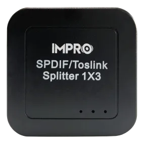 ImPro AC-88 SPDIF /Toslink Splitter 1X3