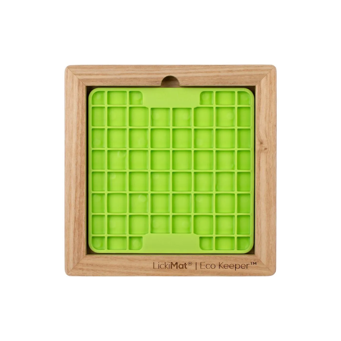 Lickimat Wooden Eco Slow Feeder Keeper - For X-Large Lick Mats