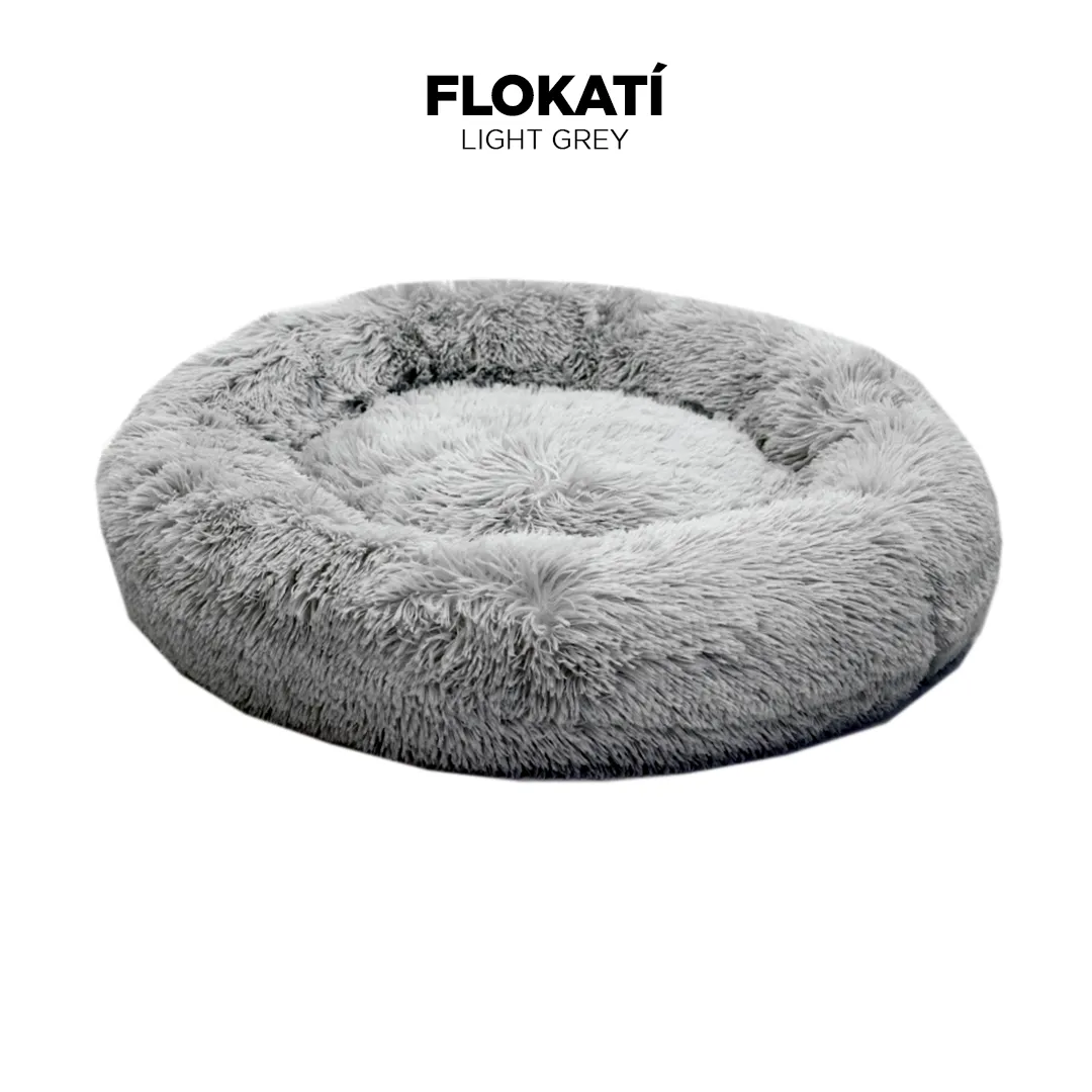 Long-Fur Fluffy Flokati Extra-Large 110cm IREMIA™ Dog Bed