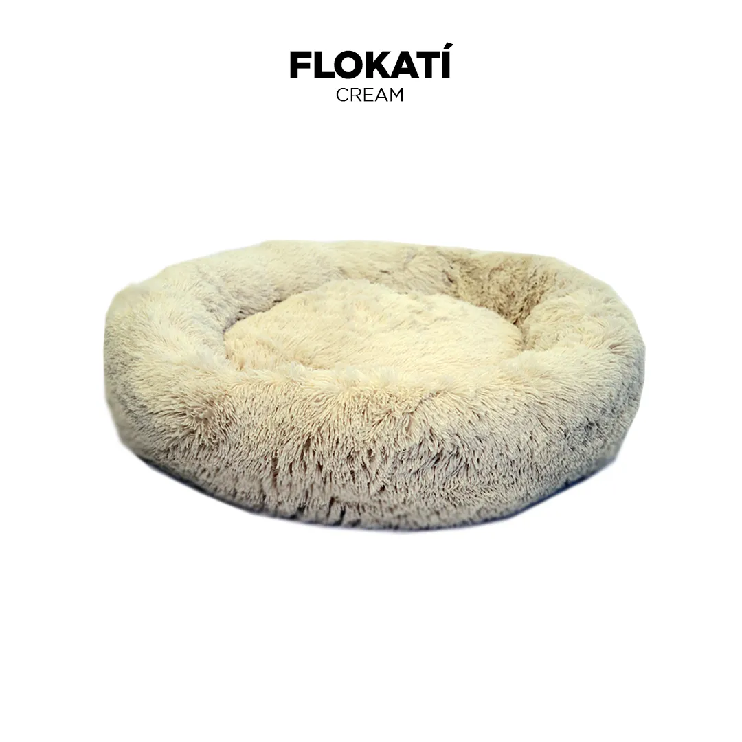 Long-Fur Fluffy Flokati Extra-Large 110cm IREMIA™ Dog Bed