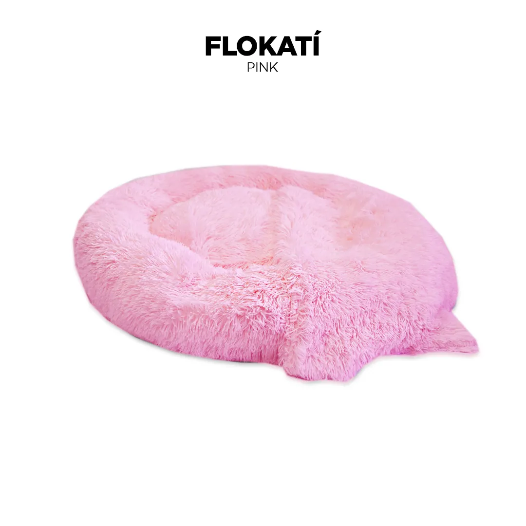 Long-Fur Fluffy Flokati Extra-Large 110cm IREMIA™ Dog Bed