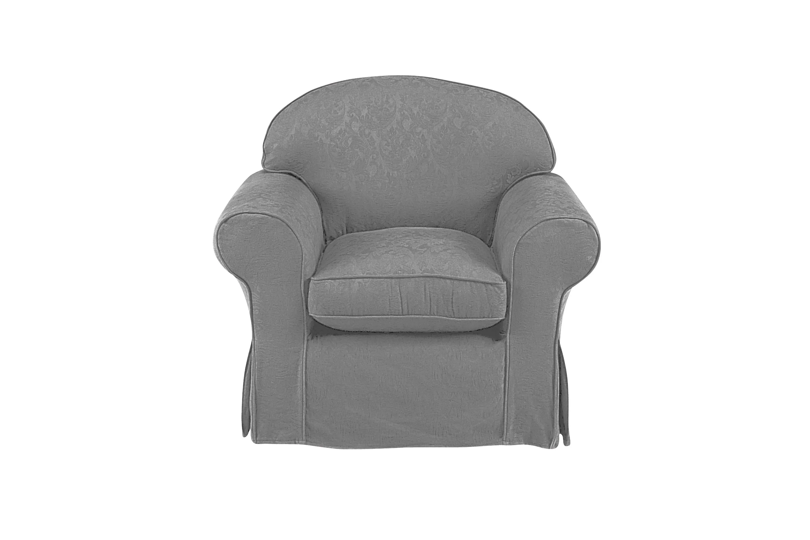 Madrid | Armchair Extra Loose Cover | Kingston Light Grey