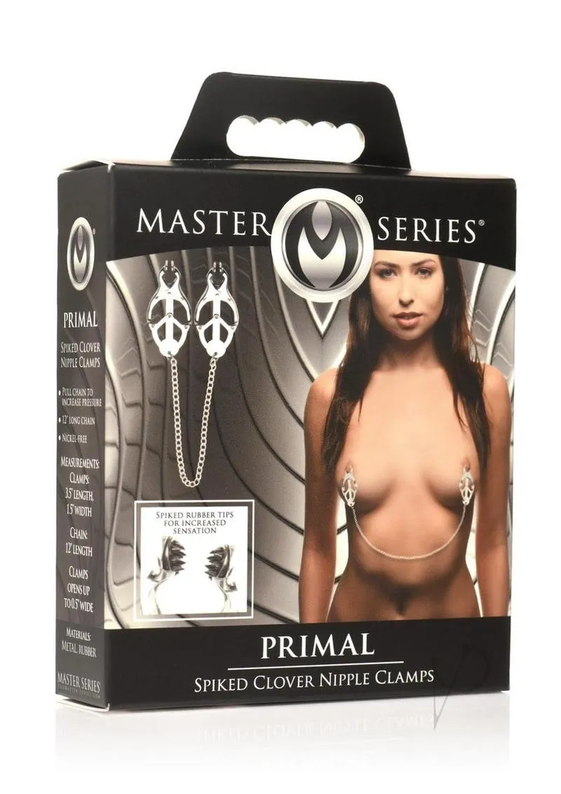 Ms Primal Spiked Clover Nipple Clamps