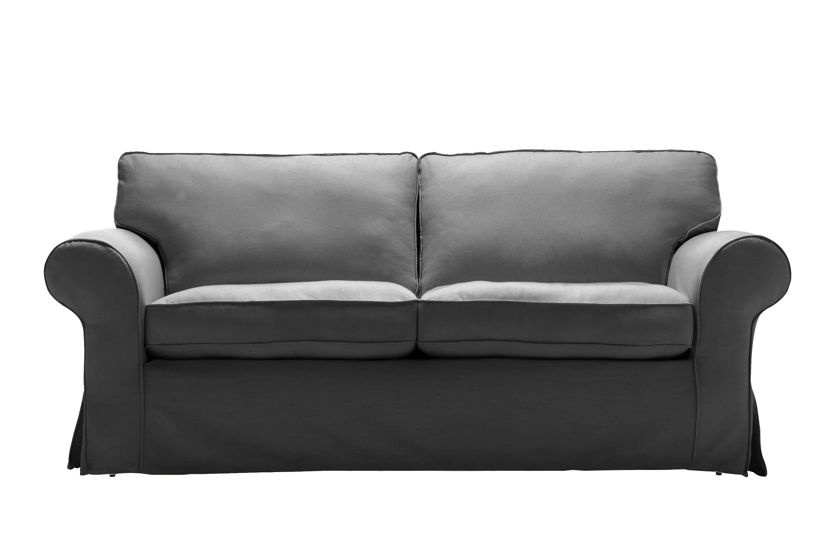 Newport | 3 Seater Extra Loose Cover | Capri Dark Grey