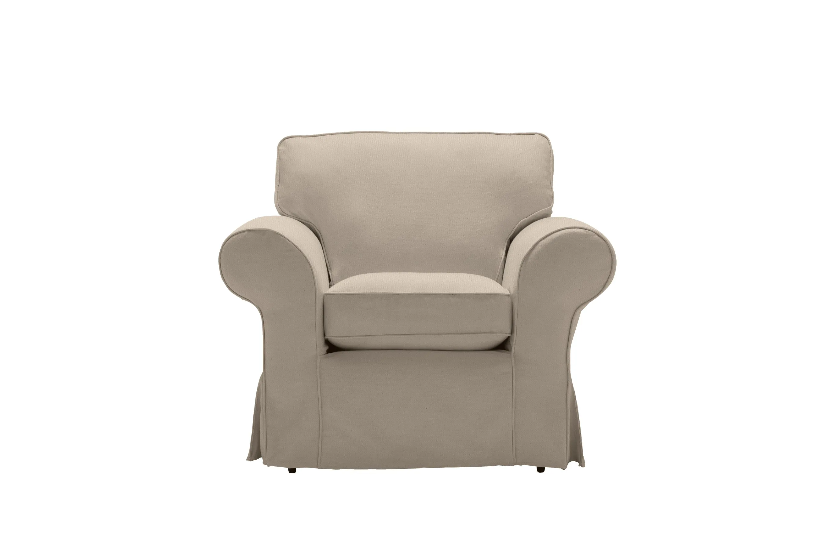 Newport | Armchair Extra Loose Cover | Miami Pewter