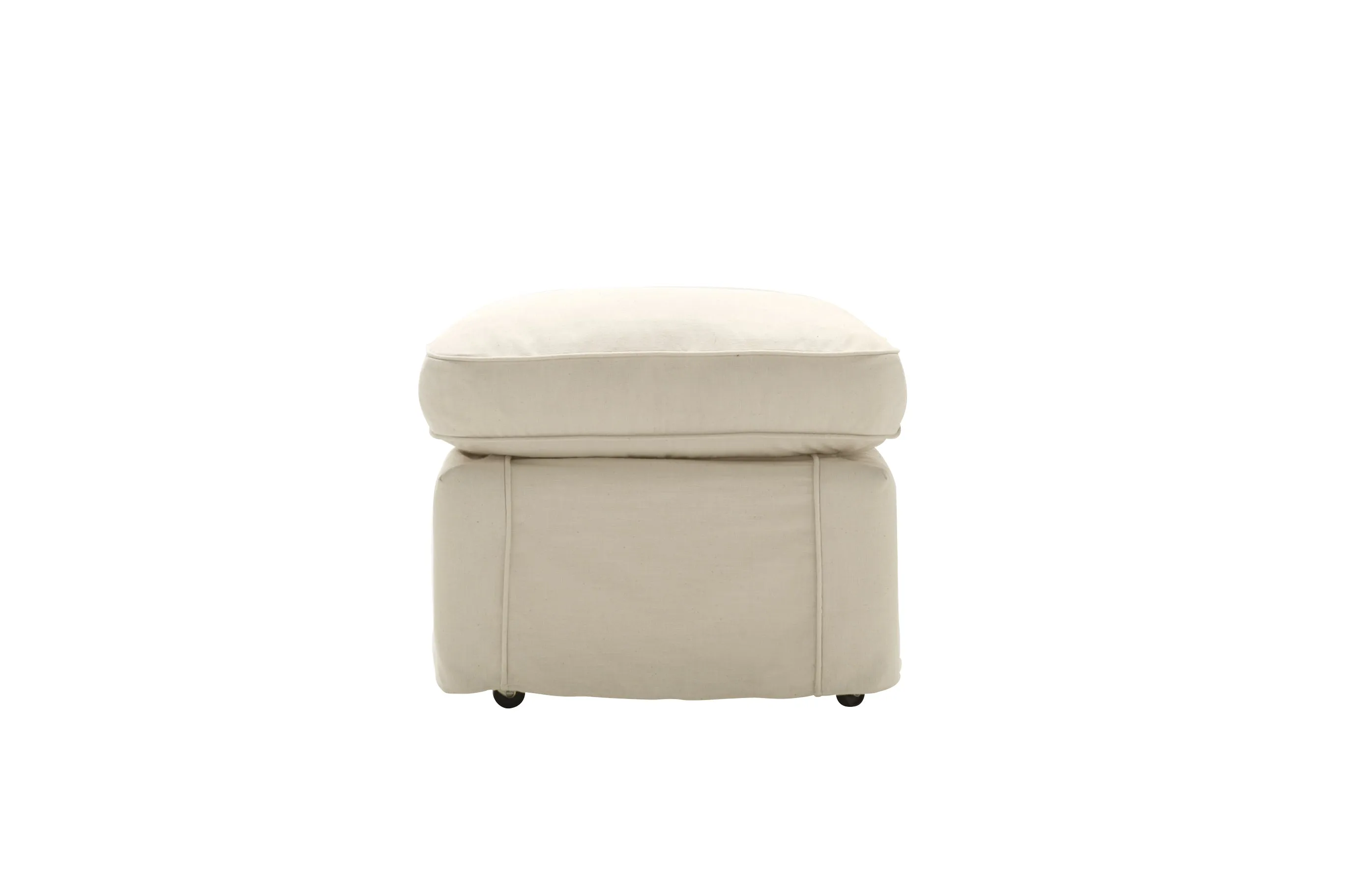 Newport | Footstool Extra Loose Cover | Capri Dove