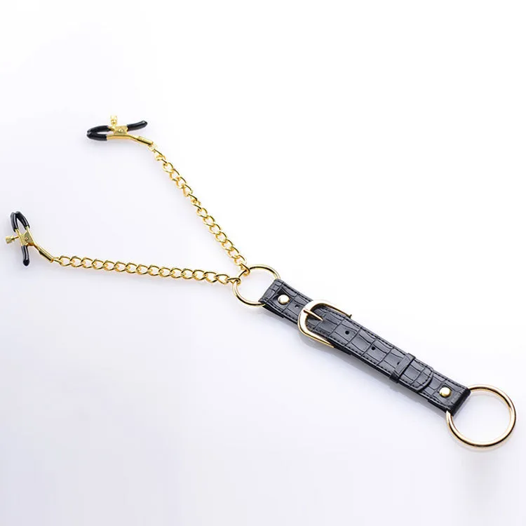 Penitentary Nipple Clamps and Cock Ring