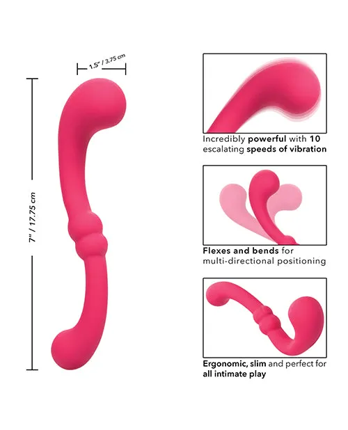 Pretty Little Wands Curvy Massager - Pink