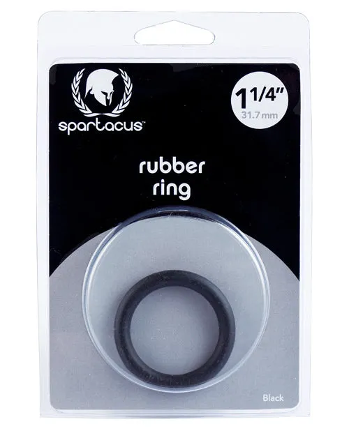 "Spartacus 1.25"" Rubber Cock Ring"