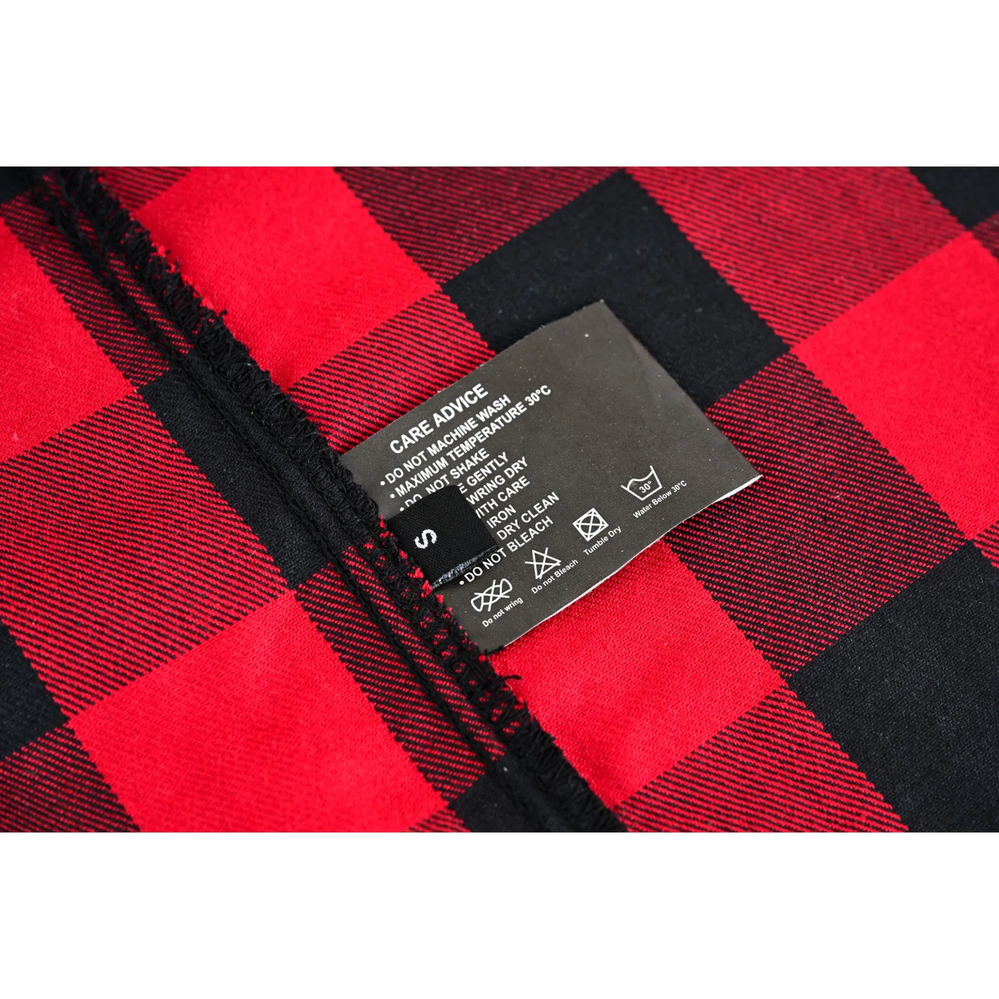 Red Styler Men's Red and Black Sleeveless Flannel