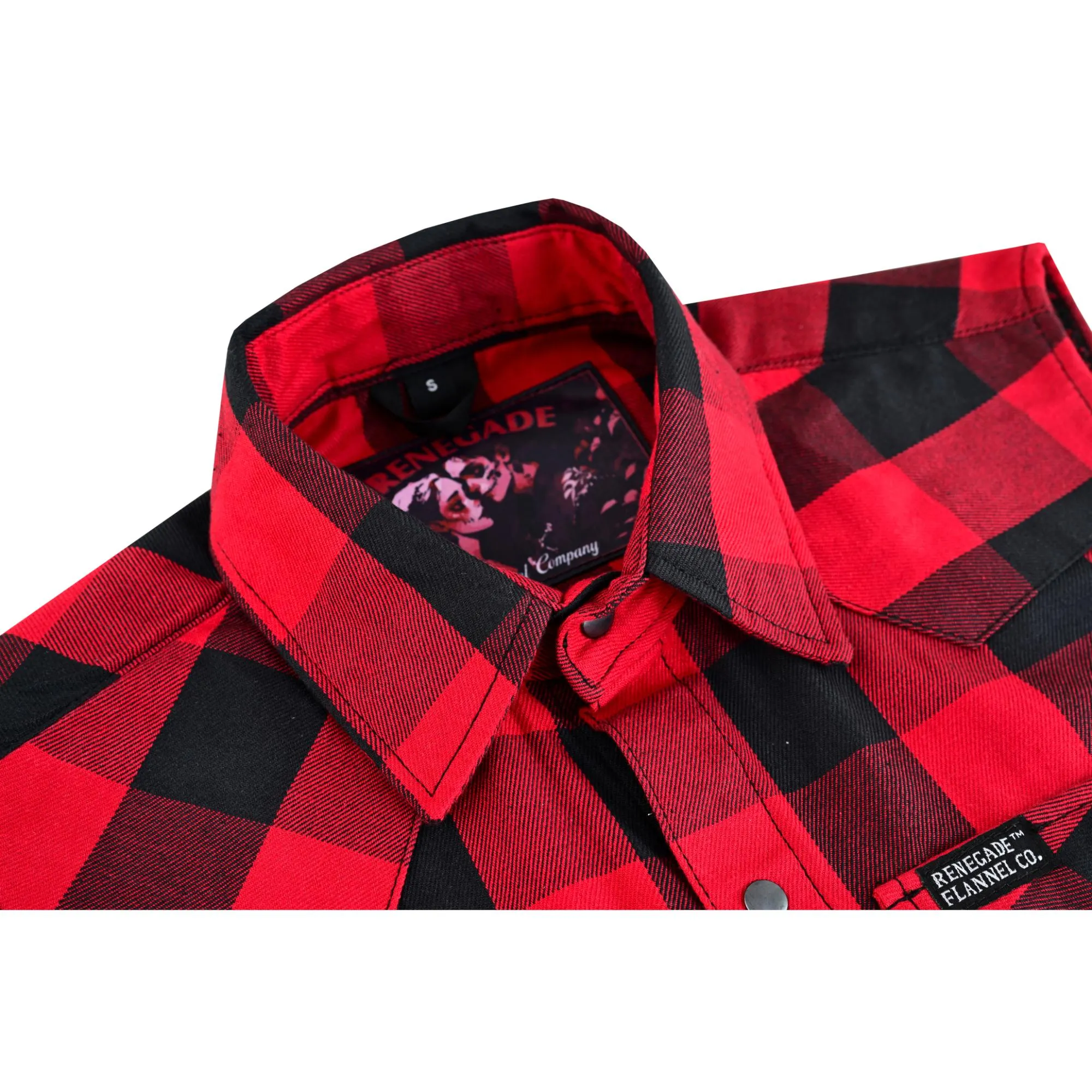 Red Styler Men's Red and Black Sleeveless Flannel