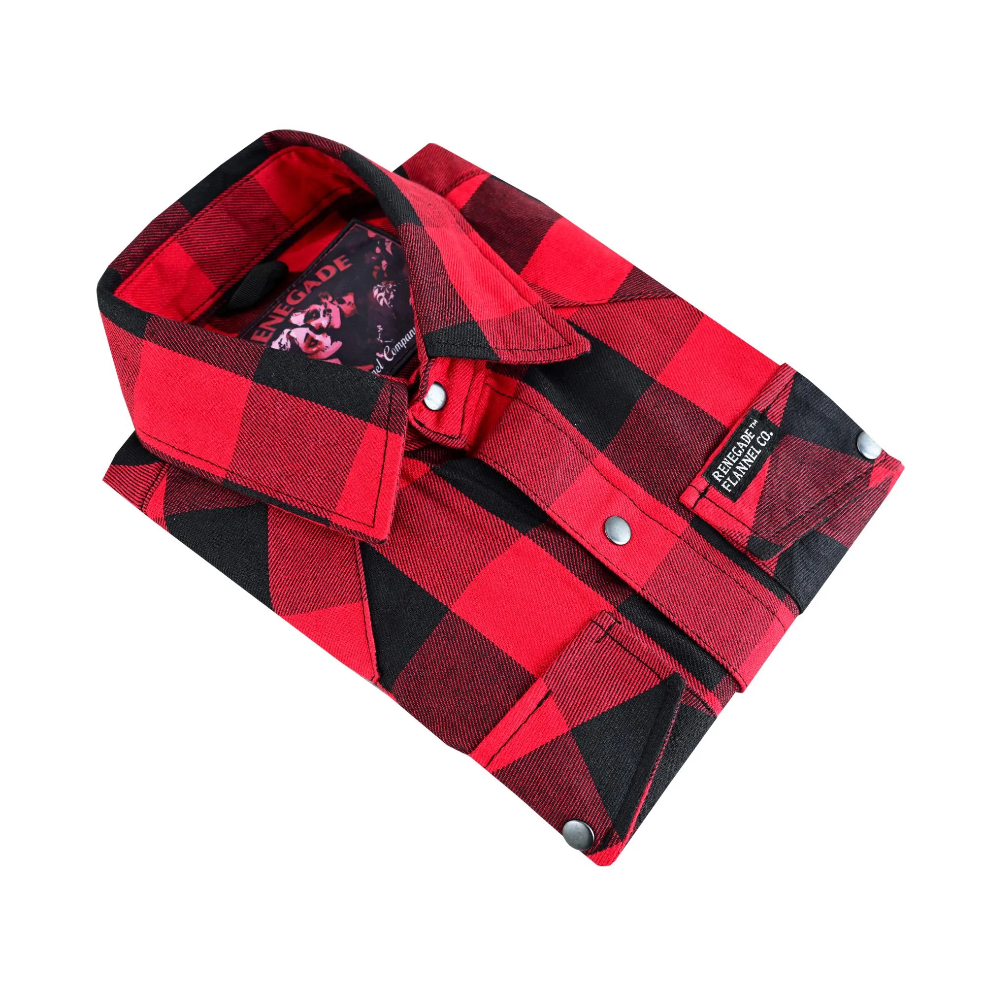 Red Styler Men's Red and Black Sleeveless Flannel