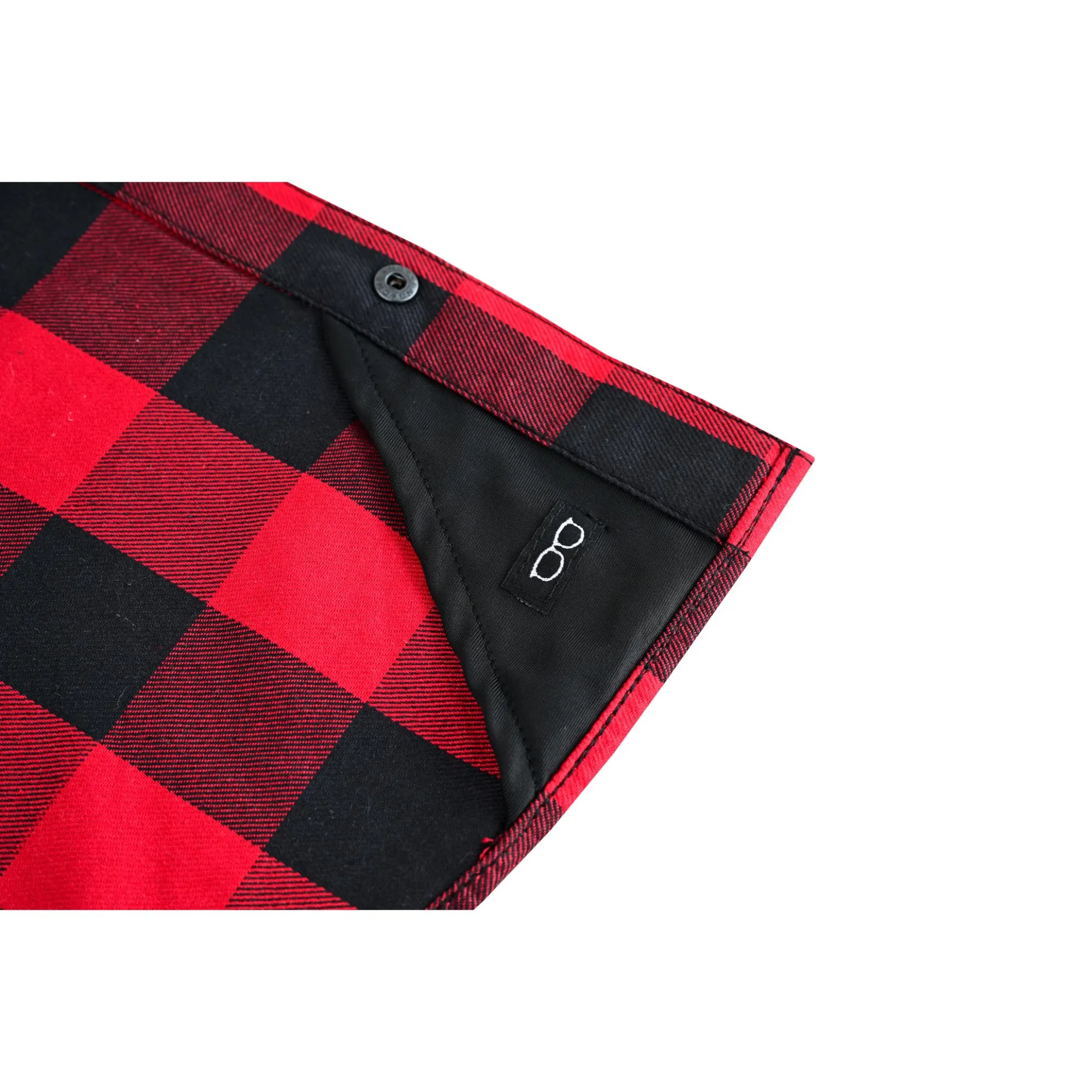 Red Styler Men's Red and Black Sleeveless Flannel