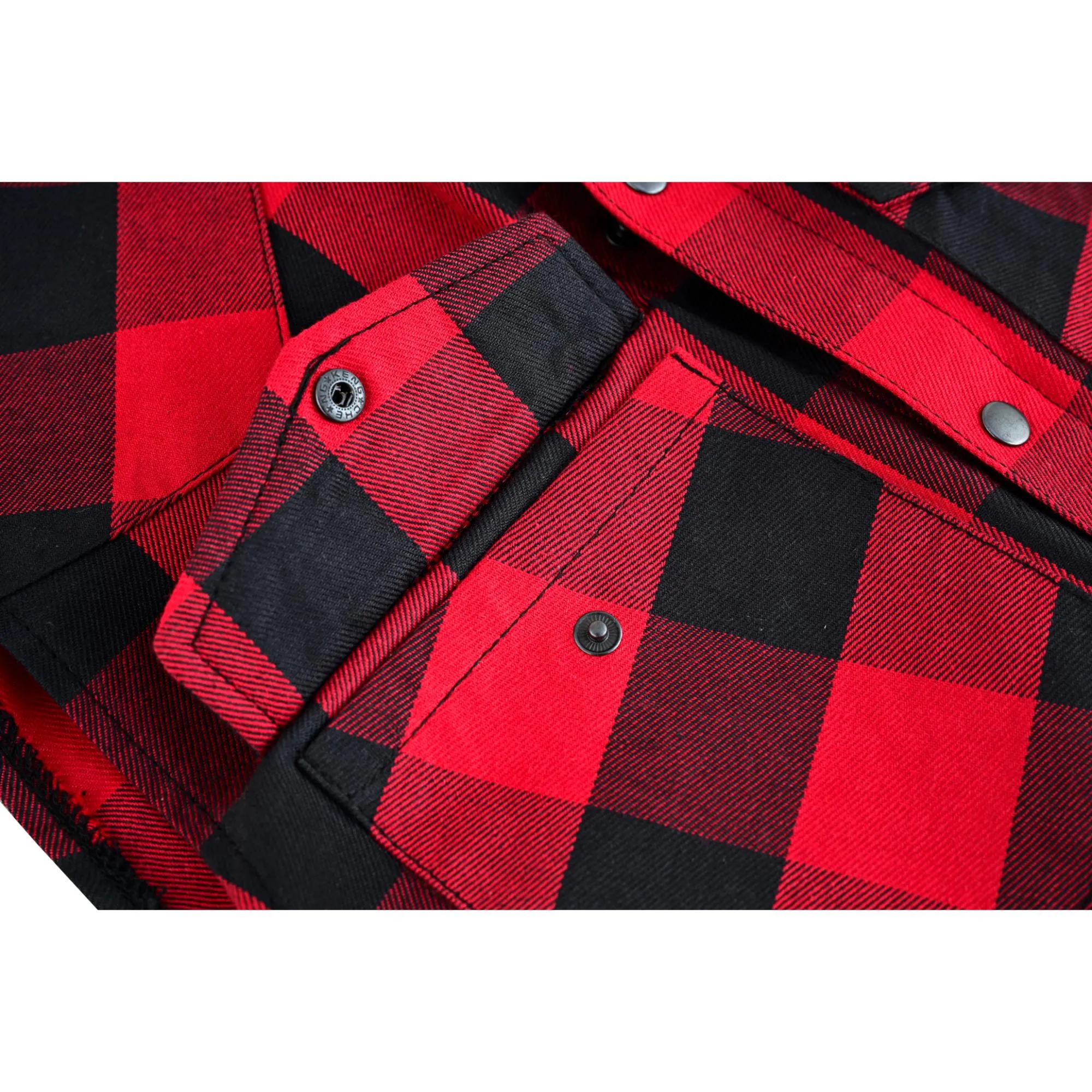 Red Styler Men's Red and Black Sleeveless Flannel