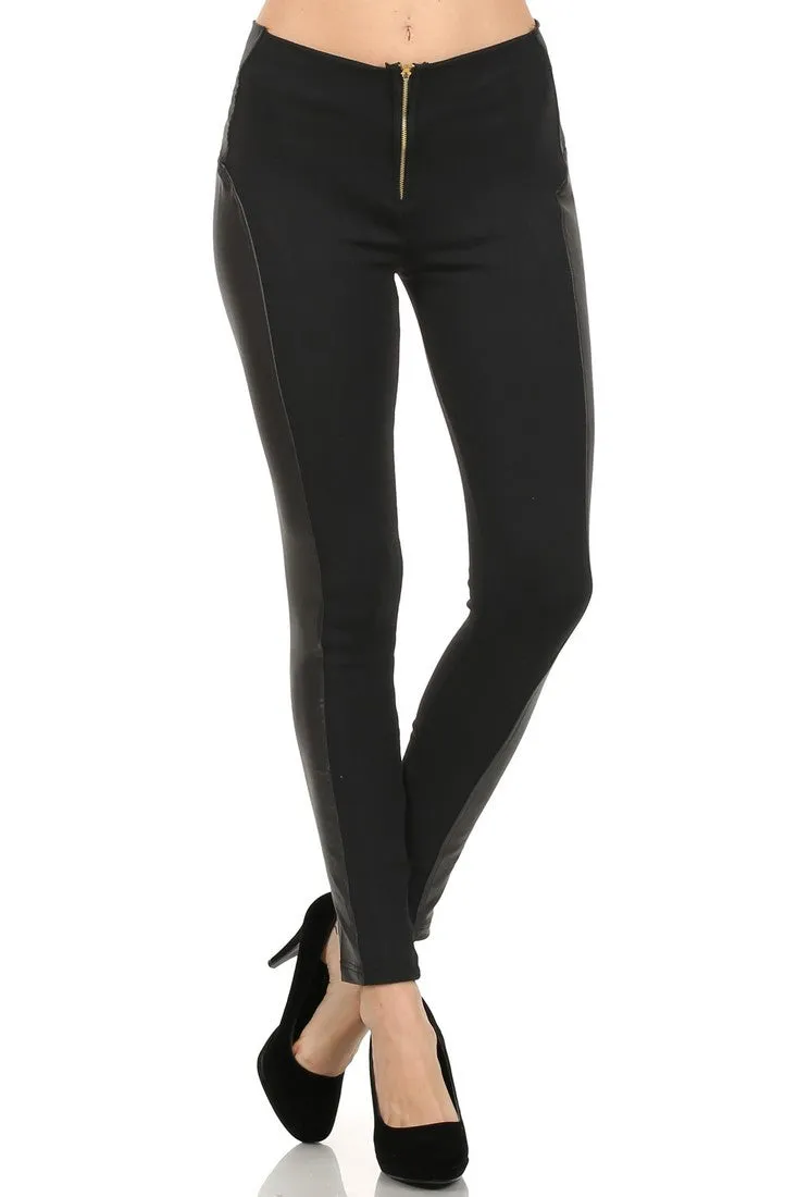 Savannah Faux Leather Liquid Legging