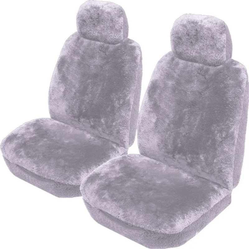 Snowyfleece 25mm Sheepskin Universal Size 30 Seat Covers 5 Years Warranty Deploy Safe One Pair