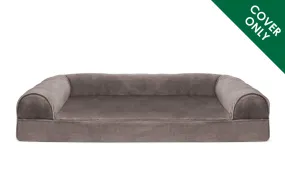 Sofa Dog Bed - Faux Fur & Velvet - Cover