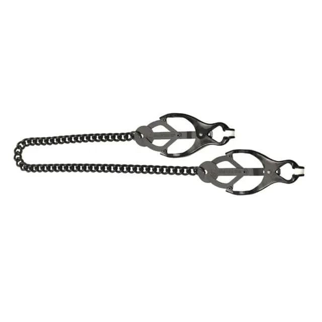 Spartacus Butterfly Nipple Clamp With Chain