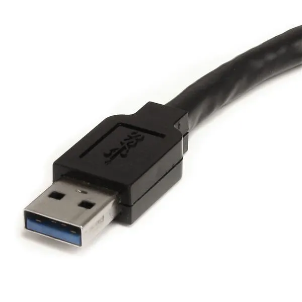 Startech.Com 32.8 Ft Active Usb 3.0 Extension Cable With Ac Power Adapter - Shielded - Male To Female Usb Usb 3.1 Gen 1