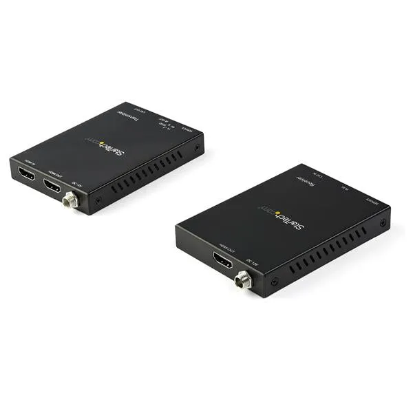 Startech.Com Hdmi Over Cat6 Extender Kit - 4K 60Hz - Hdmi Balun Kit - Signal Up To 165 Ft / 50M - Hdr - 4:4:4 - 7.1 Audi