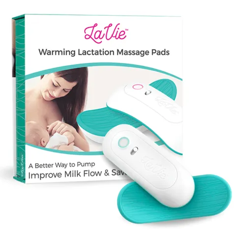 Warming Lactation Massager, 2 Pads