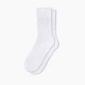 Women's Eco-Friendly Crew Socks | White